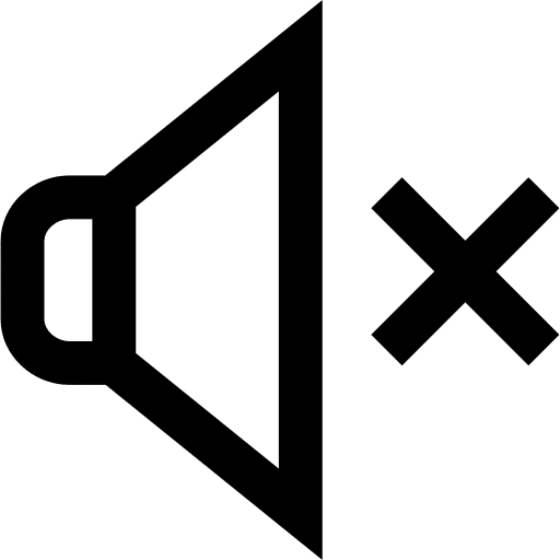 Mute sound mute multimedia option icon