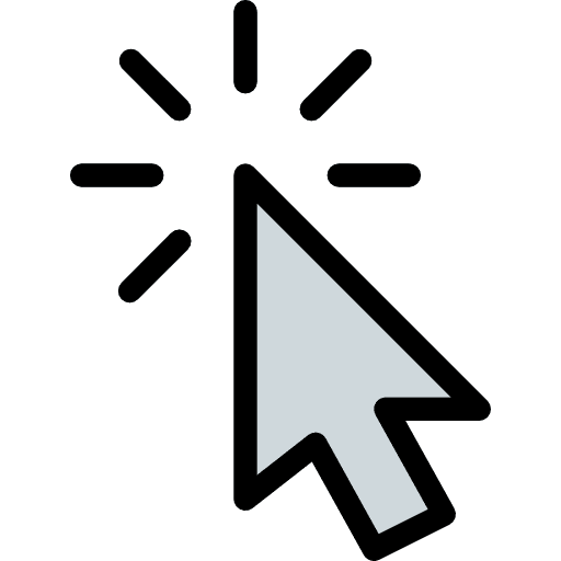 Click arrows click here shapes and symbols icon
