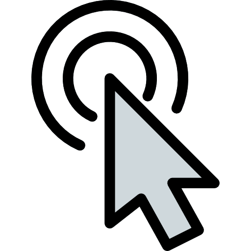 Clicking multimedia clicking pointer icon Clicking multimedia clicking pointer icon