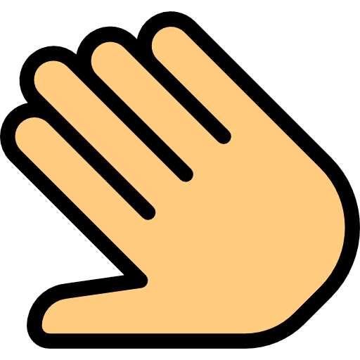 Open hand open hand shapes and symbols stop icon Open hand open hand shapes and symbols stop icon