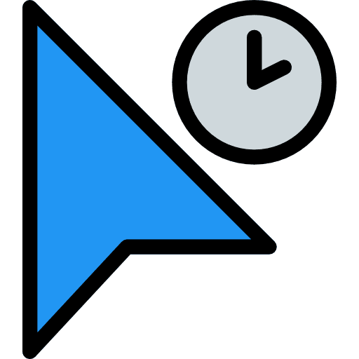 Pointer time pointer interface icon Pointer time pointer interface icon