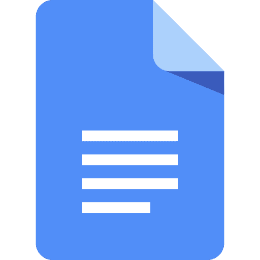 Docs file google files and folders icon