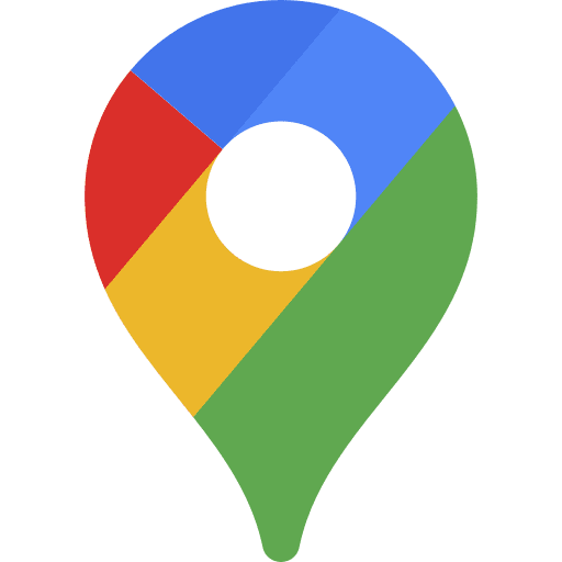 Google maps location brands and logotypes pin icon