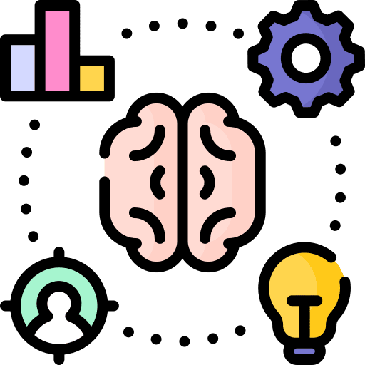 Knowledge business and finance light bulb business icon