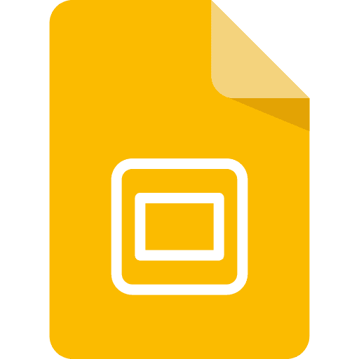 Slides google documents files and folders icon
