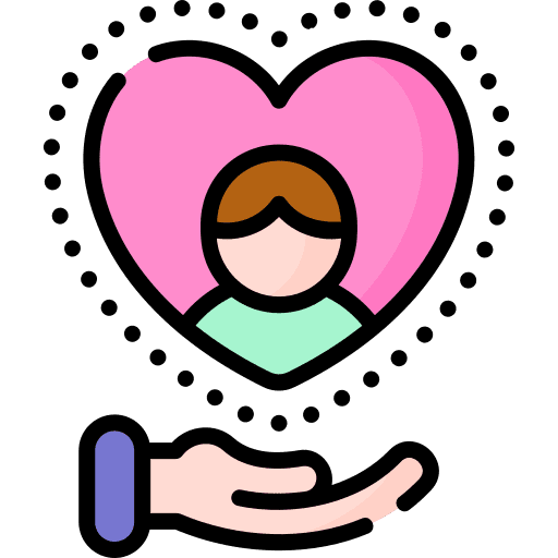 Care care love customer icon Care care love customer icon