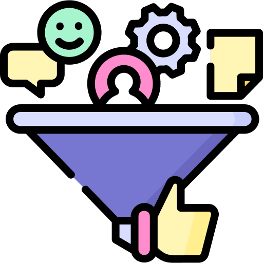 Conversion thumbs up smile gear icon Conversion thumbs up smile gear icon