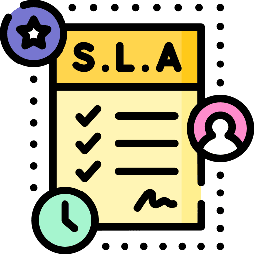 Sla document file star icon Sla document file star icon