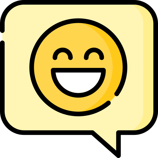 Smiley communications smiley chat icon Smiley communications smiley chat icon