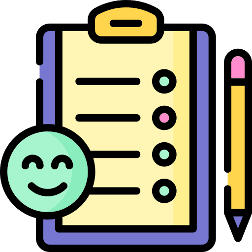 Survey list report clipboard icon Survey list report clipboard icon