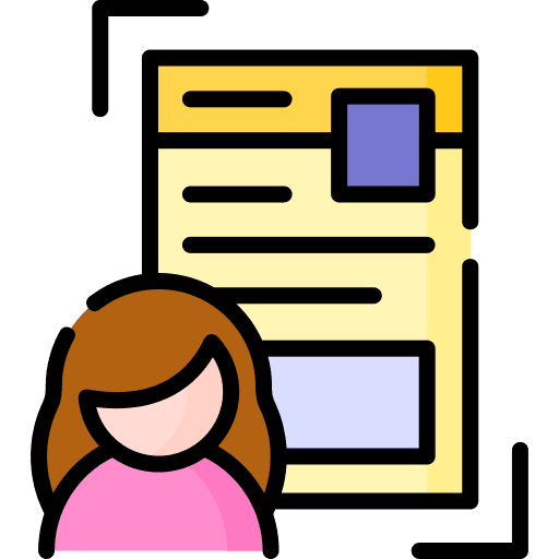 Client user file business and finance icon Client user file business and finance icon