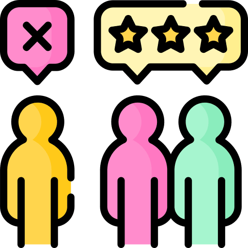 Customer review rating star website icon Customer review rating star website icon