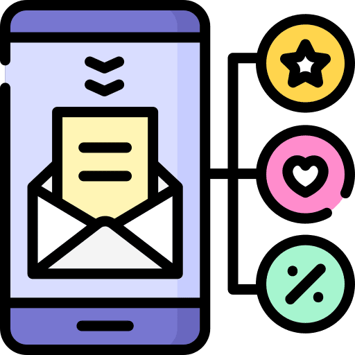 Mailing email mobile phone smartphone icon Mailing email mobile phone smartphone icon