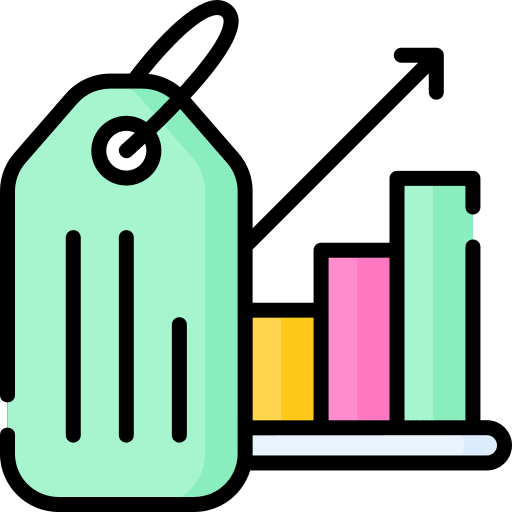 Sales sales business and finance bar graph icon Sales sales business and finance bar graph icon