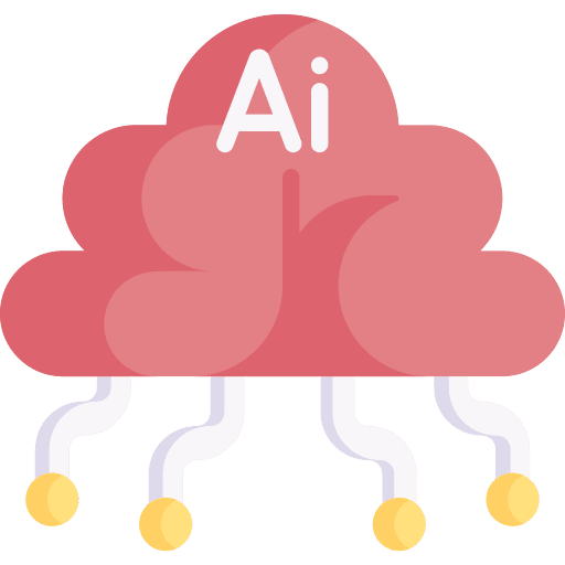 Ai art and design cloud design icon Ai art and design cloud design icon