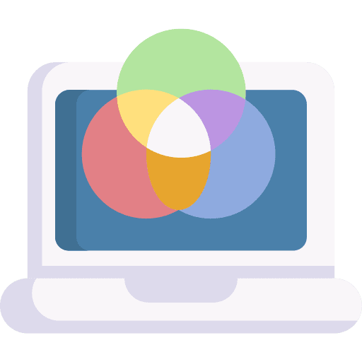 Cmyk art and design print cmyk icon