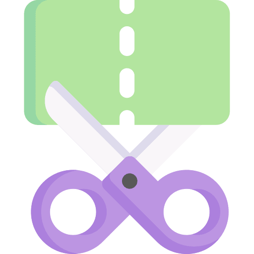 Cutting art and design broken line cut icon Cutting art and design broken line cut icon