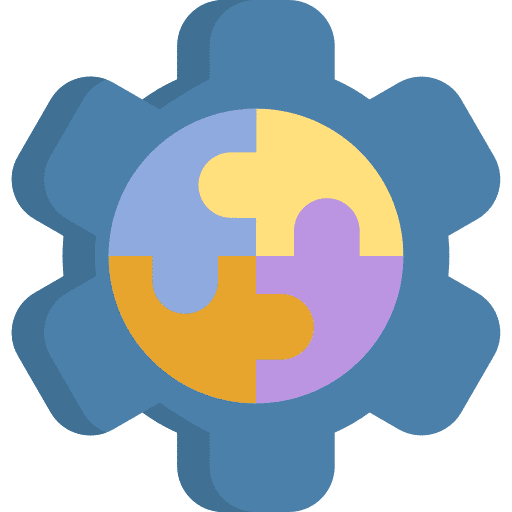 Gear ideas brains cogwheel icon