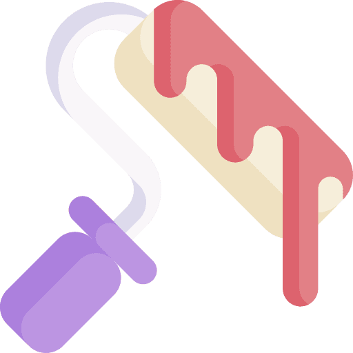 Paint roller art and design repair paint roller icon Paint roller art and design repair paint roller icon