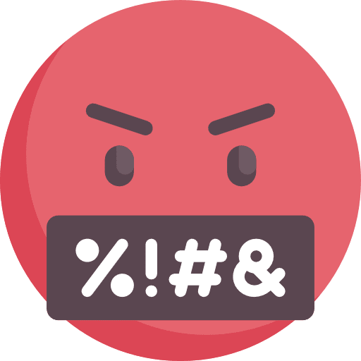 Angry smileys emoji feelings icon