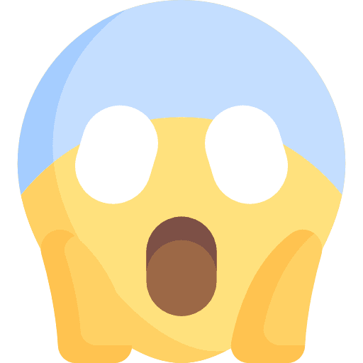 Shocked feelings shocked emoticons icon