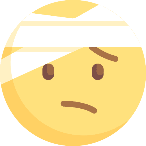 Injured injured emoticons feelings icon