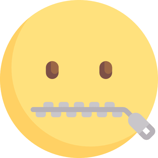 Secret smileys feelings emoticons icon