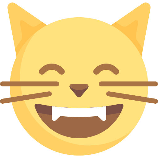 Cat smileys emoticons emoji icon