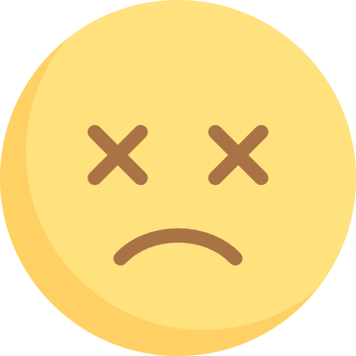 Dead emoji smileys emoticons icon
