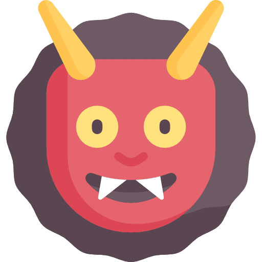 Demon smileys emoji feelings icon