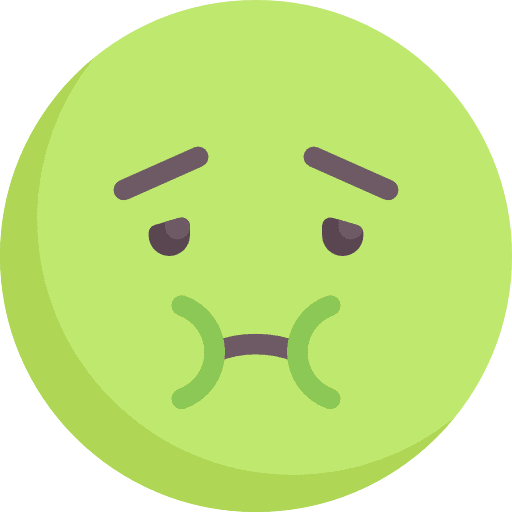 Sick smileys feelings emoji icon