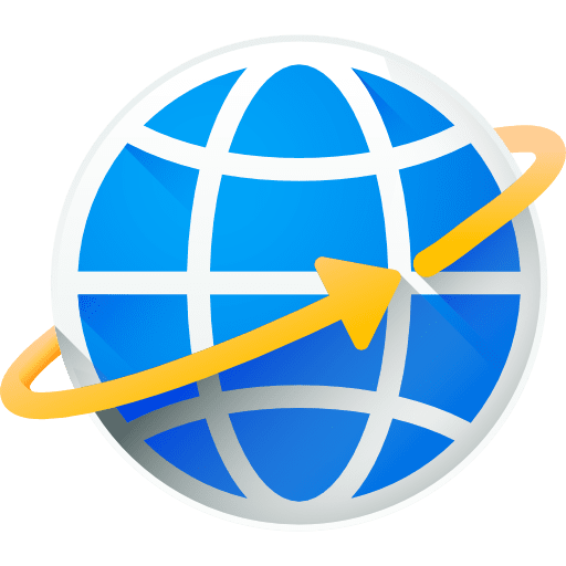 Browser arrows circle seo and web circular icon