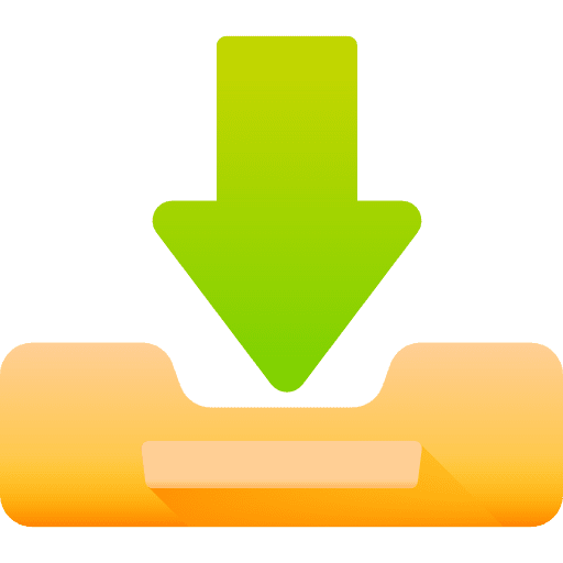 Download inbox multimedia option ui icon