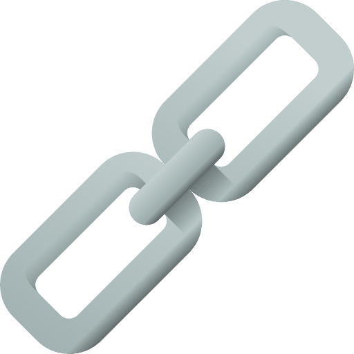 Linked linked interface multimedia icon