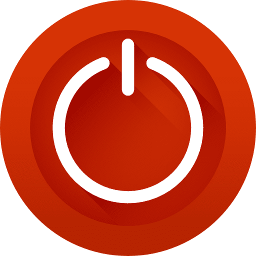 Power shutdown ui interface icon