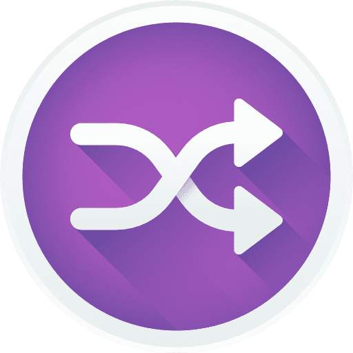 Shuffle arrows substitute ui icon