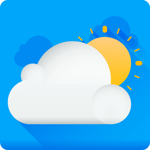 Weather app sunny weather icon