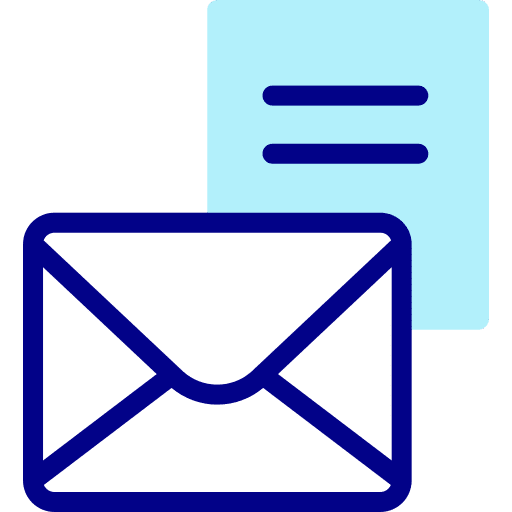Letter mail envelope message icon