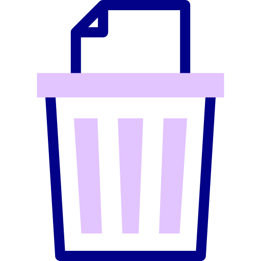 Paper bin office material rubbish paper bin icon Paper bin office material rubbish paper bin icon