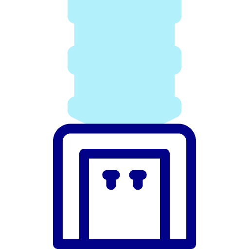 Water dispenser drink cooler office material icon