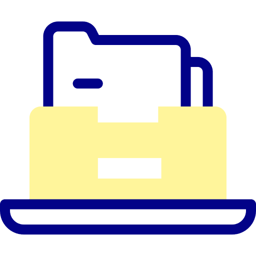 Folder folder document office material icon Folder folder document office material icon