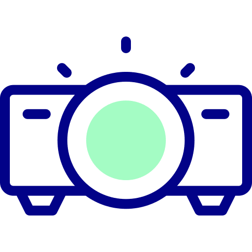 Projector film multimedia video icon Projector film multimedia video icon
