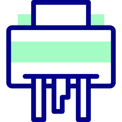 Paper shredder document electronics paper icon Paper shredder document electronics paper icon
