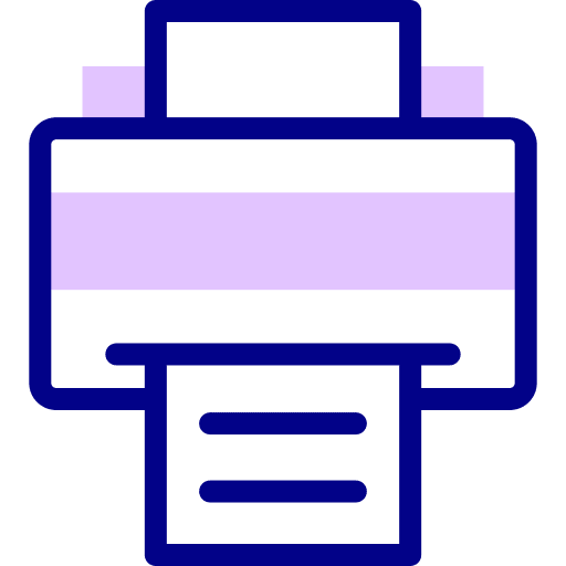 Printer technology paper electronics icon Printer technology paper electronics icon