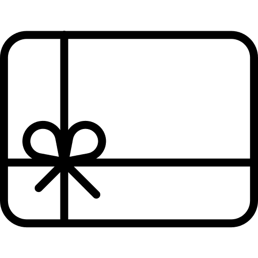 Gift card business gift card card icon