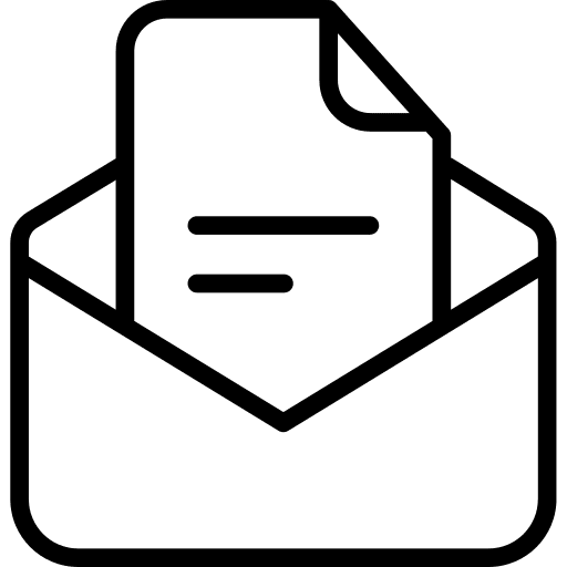 Letter communication envelope mail icon