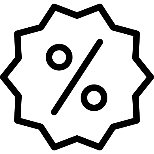 Sale offer percentage commerce and shopping icon