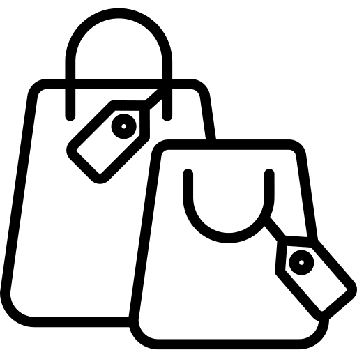 Shopping bag marketing bags bag icon