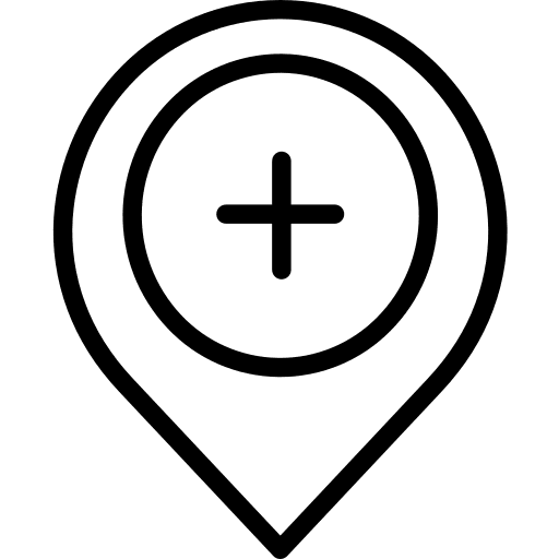 Add map point signs add icon