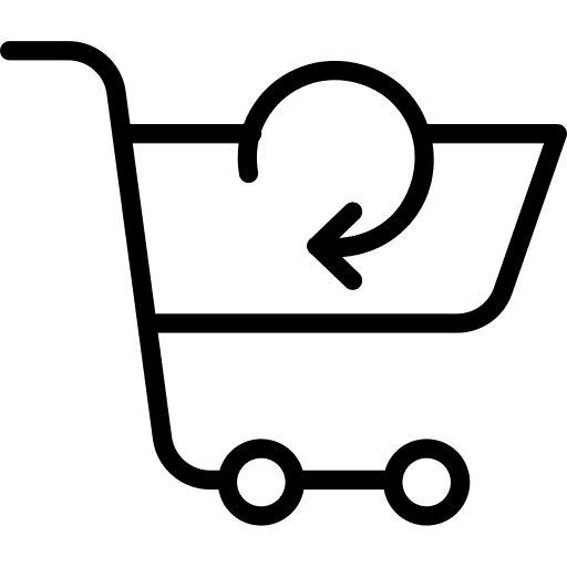 Refresh shopping cart refresh online store icon